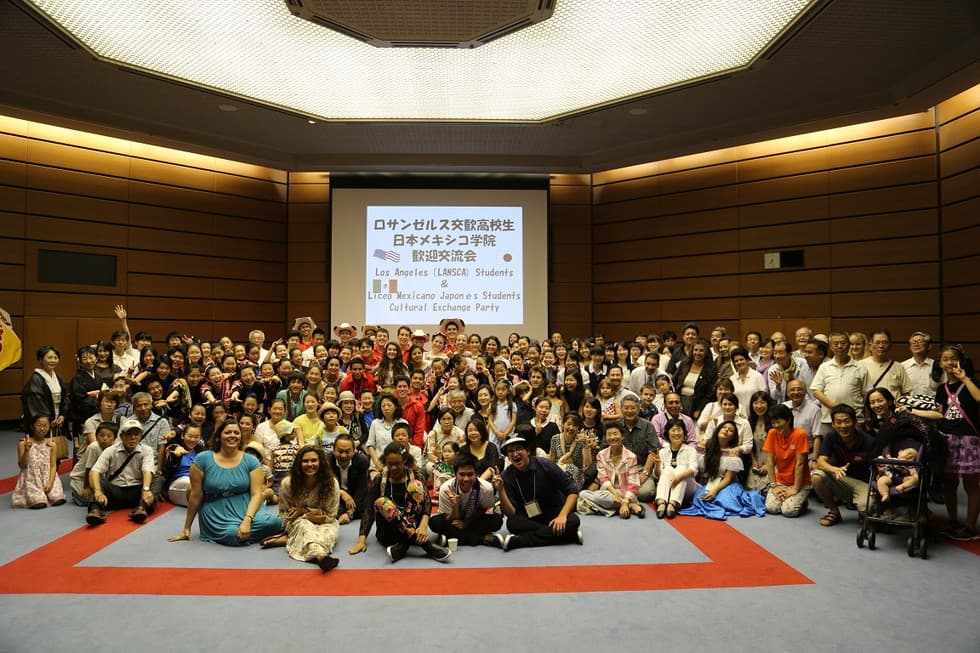 （1）ロサンゼルス交歓高校生・日本メキシコ学院生徒歓迎交流会