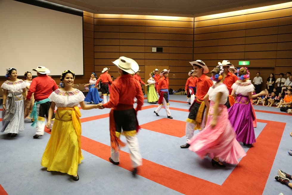 （1）ロサンゼルス交歓高校生・日本メキシコ学院生徒歓迎交流会